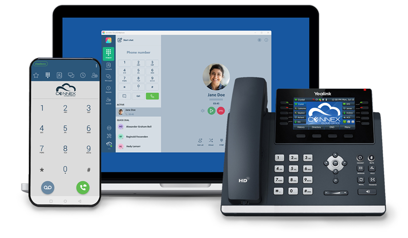 Connex Cloud Office: Make and take calls from any device, anywhere. Connex Cloud Office: Make and take calls from any device, anywhere.