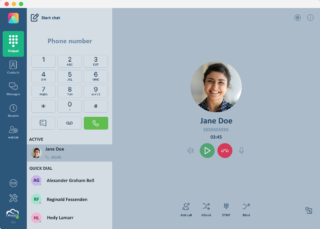 Mac OS Softphone for desktop